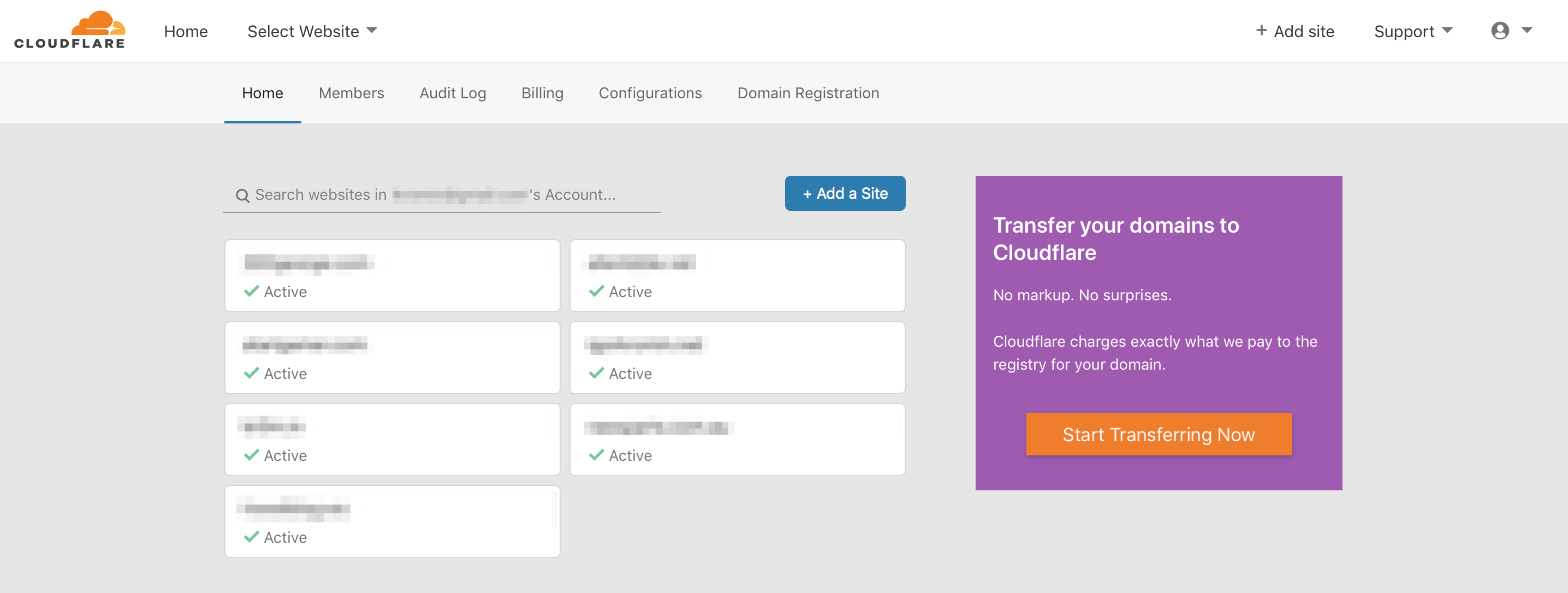 Cloudflare Registrar, New Domain Registration