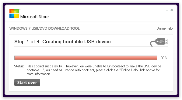 surco plataforma ventana Windows 7 USB/DVD Download Tool failing on Windows XP with a bootsect error  | Igor Kromin
