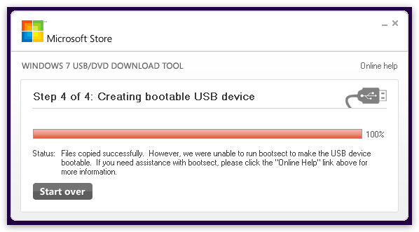 Windows 7 USB/DVD Download Tool Windows XP with a bootsect error | Igor Kromin